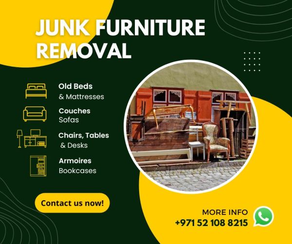 Junk Furniture Removal Dubai, Ajman Sharjah, Abu Dhabi